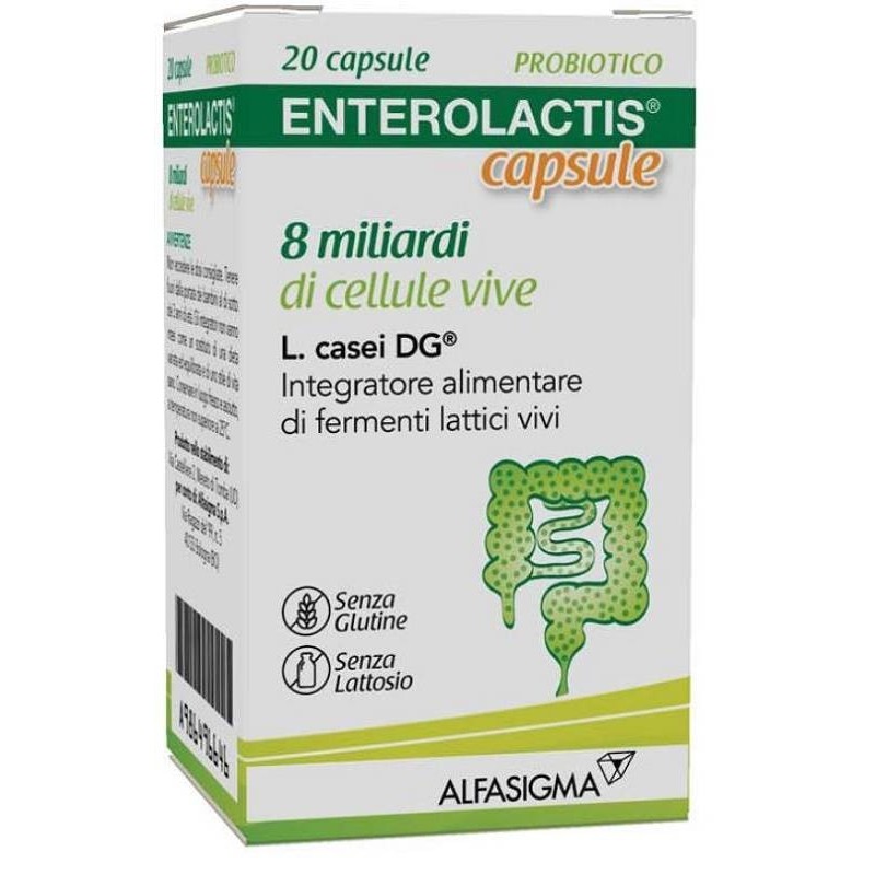 Alfasigma Enterolactis 20 Capsule 300 Mg