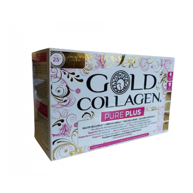 Minerva Research Labs Gold Collagen Pure Plus 10 Flaconi Da 50 Ml