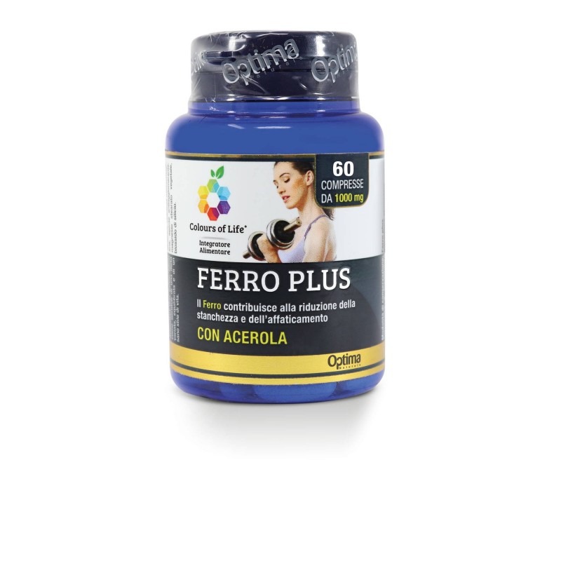 Optima Naturals Colours Of Life Ferro Plus 60 Compresse 1000 Mg
