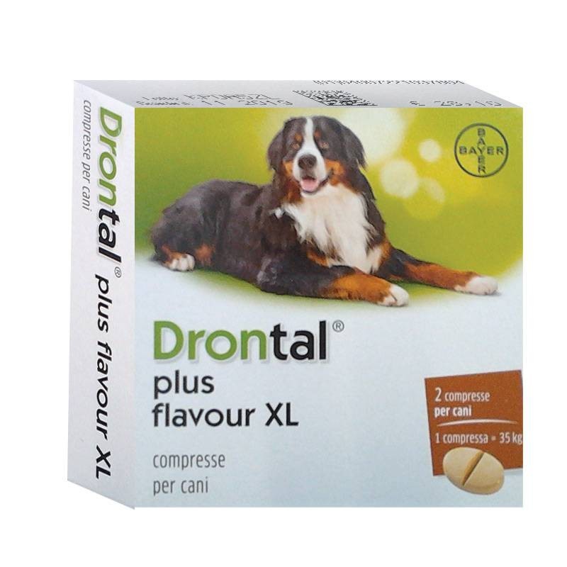 Four Pharma Cro Drontal Plus Flavour Xl, Compresse Per Cani
