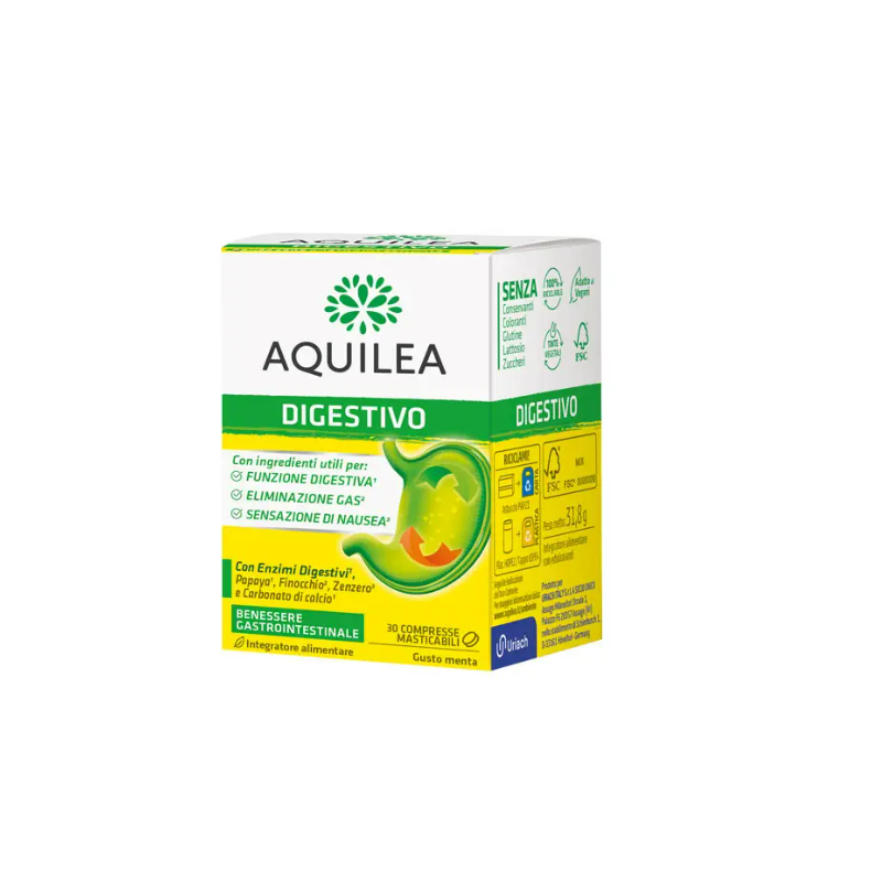 Uriach Italy Aquilea Digestivo 30 Compresse Masticabili