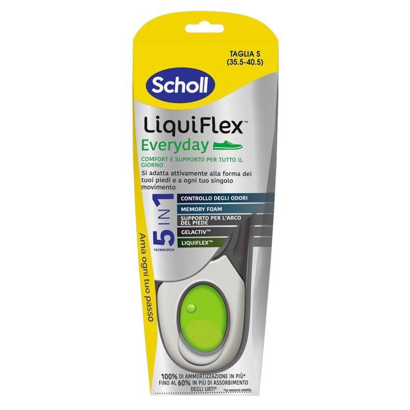 Scholl's Wellness Company Scholl Liquiflex Everyday Taglia Small