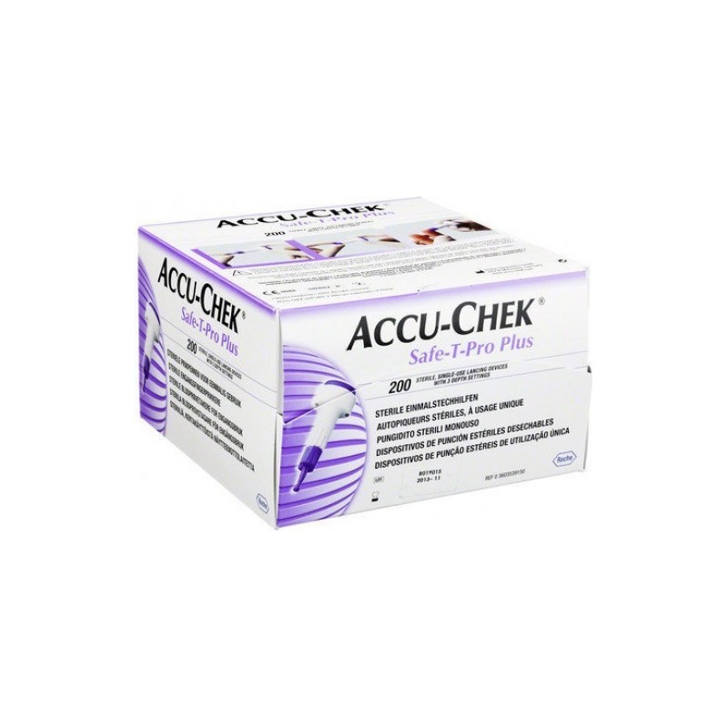 Roche Diabetes Care Italy Lancette Pungidito Accu-chek Safe T Pro Plus Pd 200 Pezzi