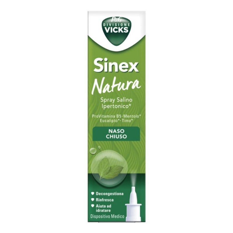 Spray Nasale Decongestionante Vicks Sinex Natura 20 ml