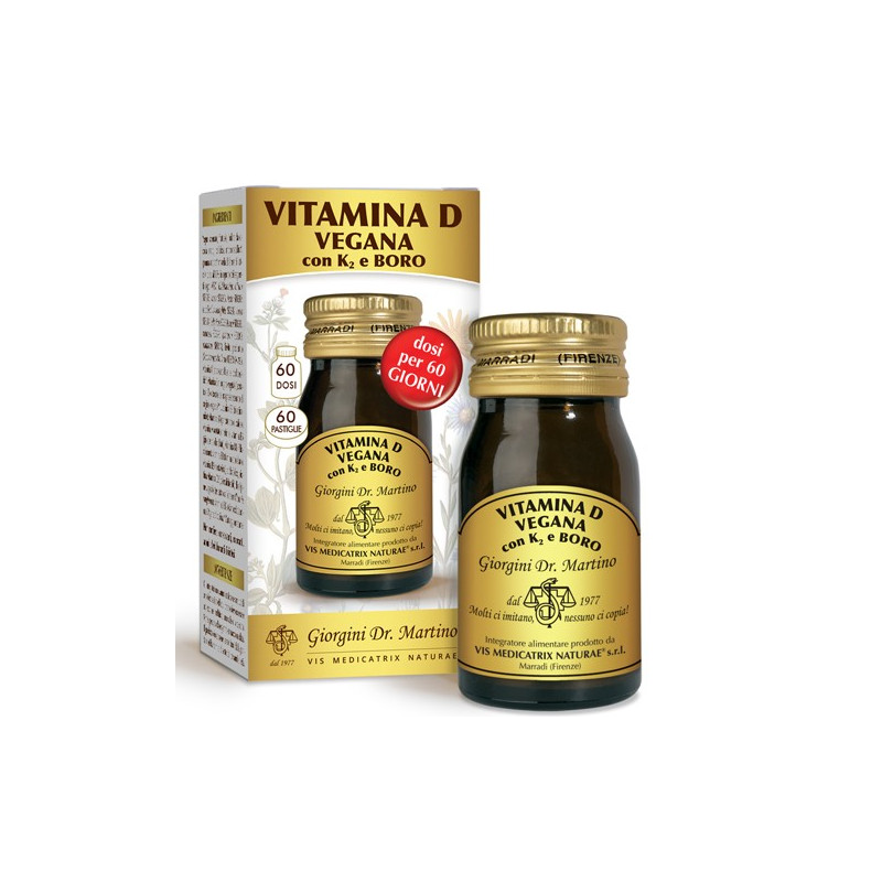 Dr. Giorgini Ser-vis Vitamina D Vegana Con K2+boro 60 Pastiglie