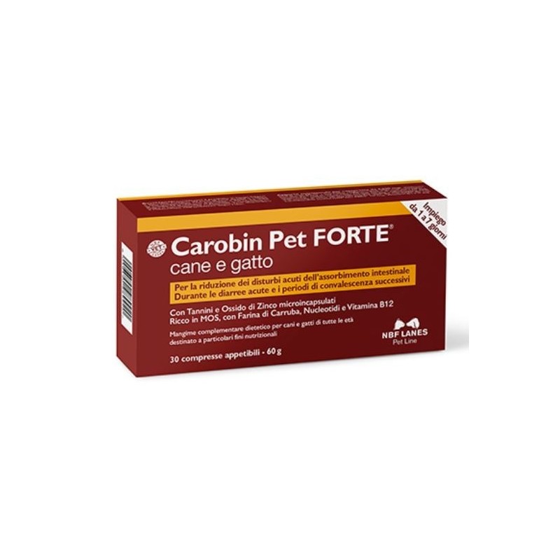 N. B. F. Lanes Carobin Pet Forte 30 Compresse