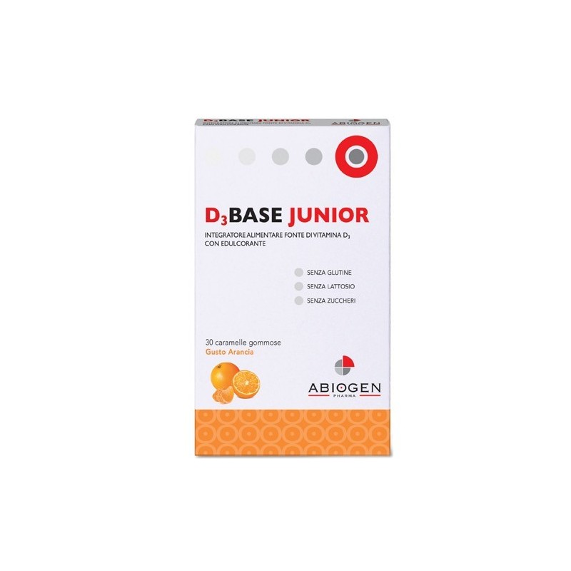 D3 base Junior 30 Caramelle Gommose Arancia