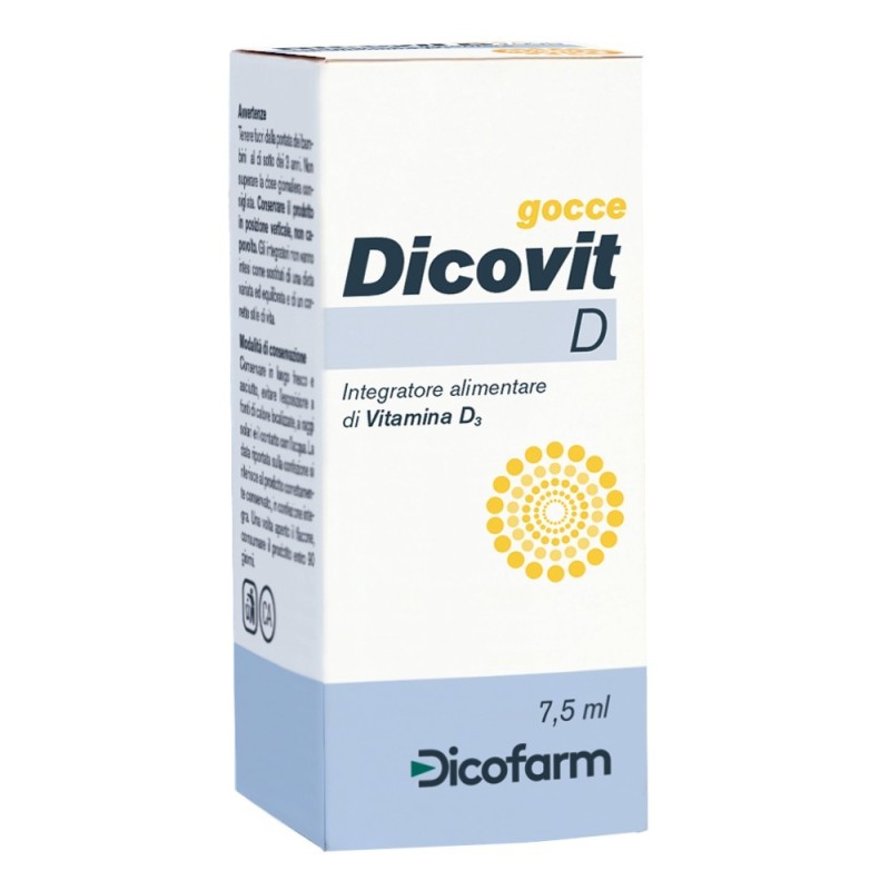 Dicofarm Dicovit D Vitamina D3 7,5 Ml