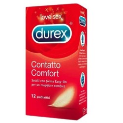 Confezione da 12 profilattici Durex Sottili Contatto Comfort