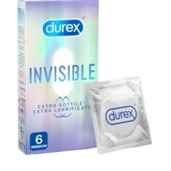 Profilattici Durex Invisible Extra sottili extra lubrificati