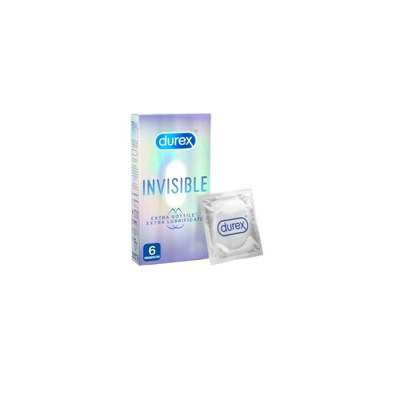 Profilattici Durex Invisible Extra sottili extra lubrificati