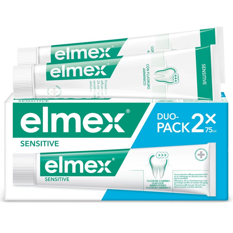 Colgate-palmolive Commerc. Elmex Sensitive Dentifricio Bitubo 2x75 Ml