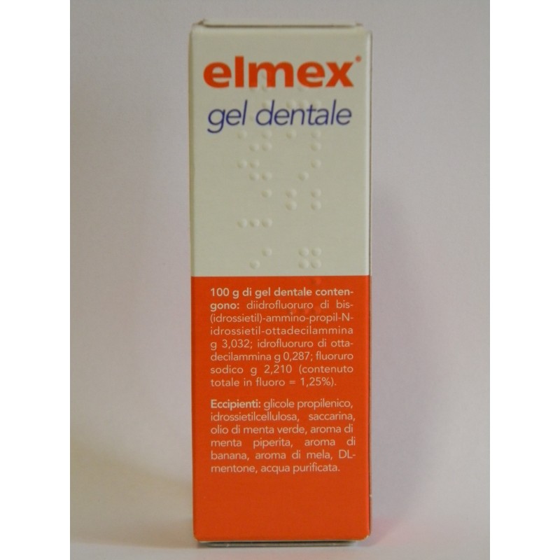 Colgate-palmolive Commerc. Elmex 30,32 Mg/g / 2,87 Mg/g / 22,1mg/g Gel Dentale