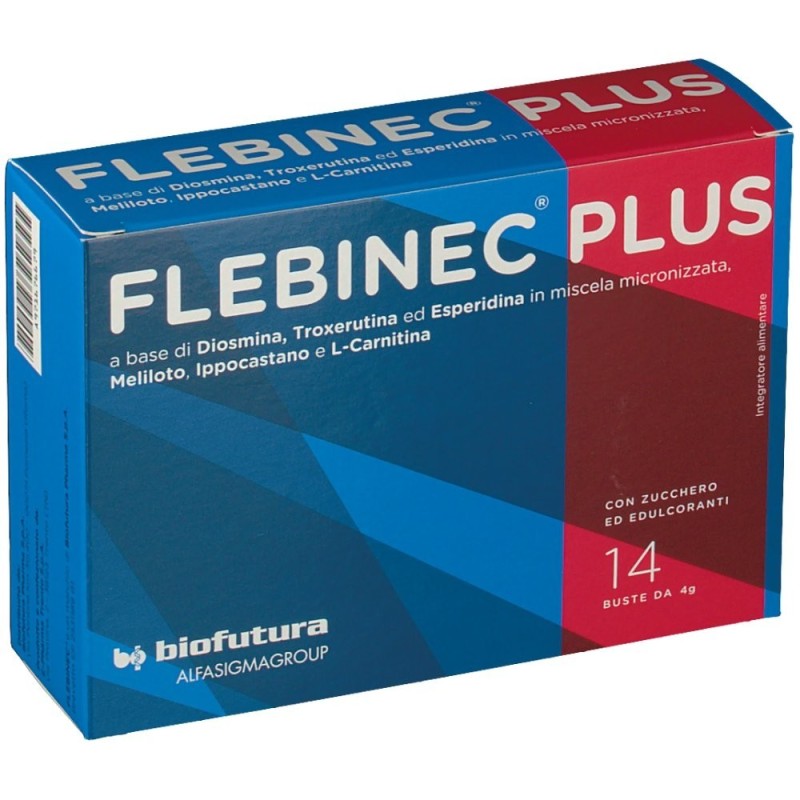 Alfasigma Flebinec Plus 14 Bustine 4 G
