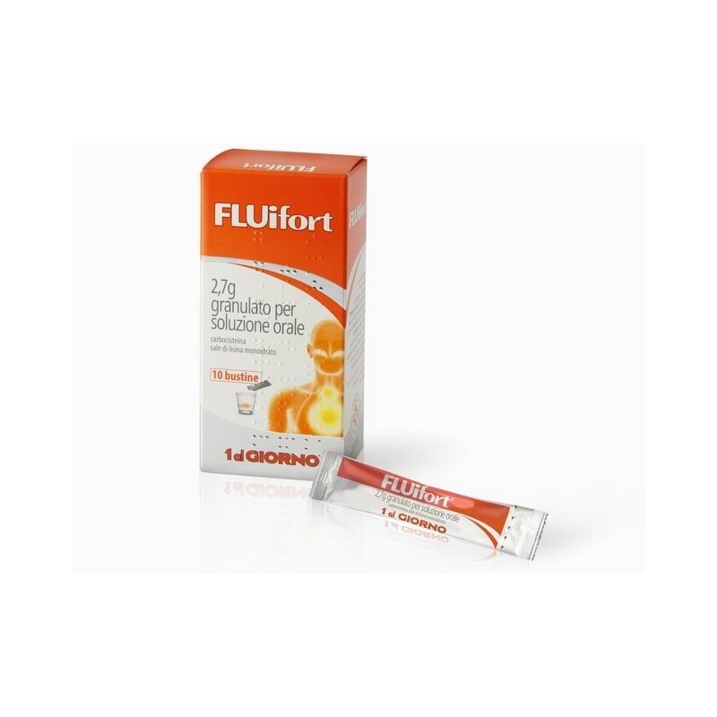 Dompe' Farmaceutici Fluifort 2,7 G Granulato Per Soluzione Orale