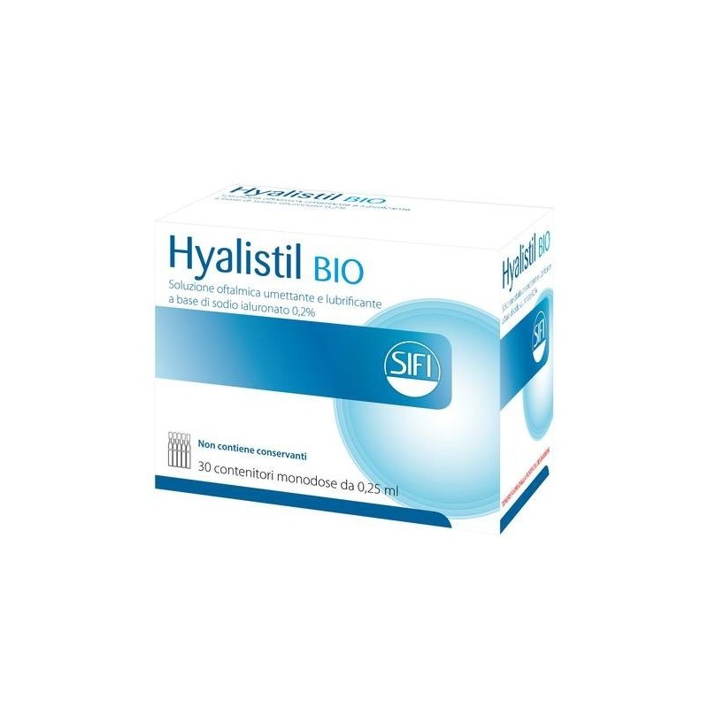 Hyalistil Bio Monodose A Base Di Acido Ialuronico 0,2% 30 Flaconcini 0,25ml