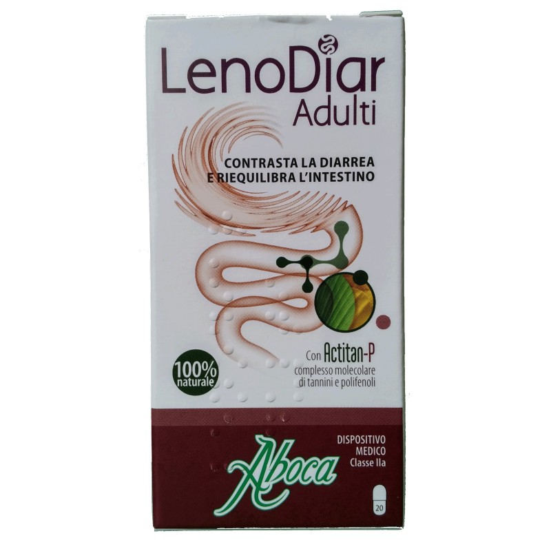 Aboca Lenodiar Adulti 20 Capsule 500 Mg