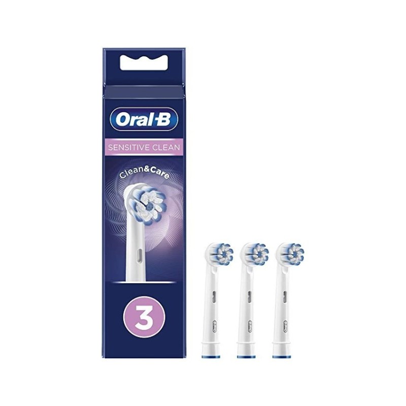 Oral-B Sensitive Clean Eb60 Testine Per Spazzolino Elettrico 3pz