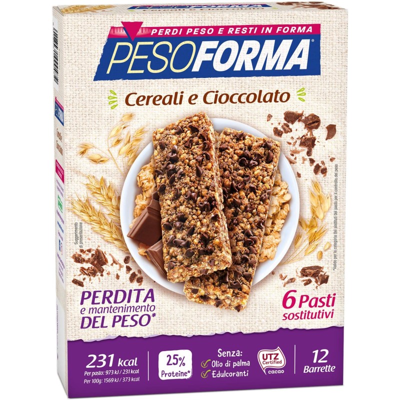 Pesoforma Barretta Cereali/cioccolato 12 X 31 G