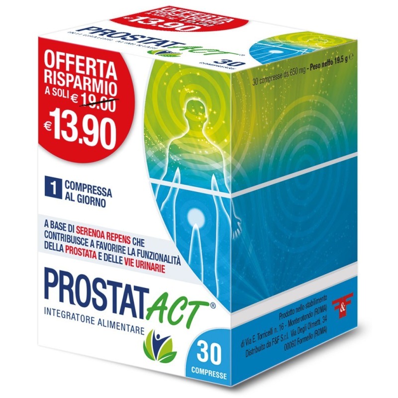 F&f Prostat Act 30 Compresse